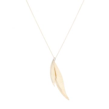 Dot | Necklace Bicolor | Feathers