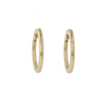 Varivello Fine Line | Yellow Gold Earrings | XLarge