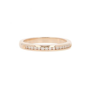 Lux| Ring Pink Gold | 15 Diamonds