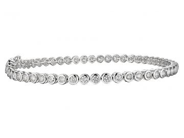 Lux | Tennis Bracelet White Gold | 55 Diamonds