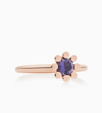 BRON | Sprite Ring | Iolite 5 mm