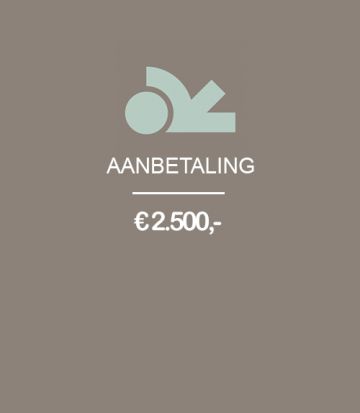 aanbetaling 2500 euro 