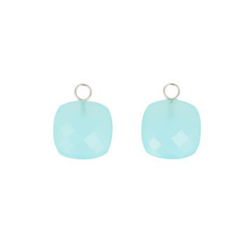 Varivello Pendants | Chalcedony Paraiba | 13 x 13 mm