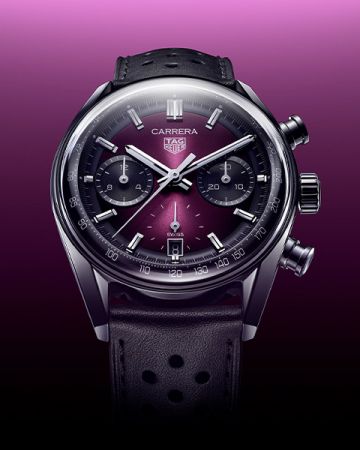 TAG Heuer Carrera Glassbox Purple