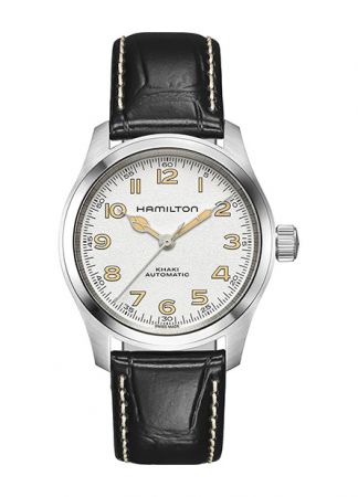 Hamilton Khaki Field Murph White/Leather | 38MM