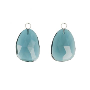 Varivello Pendants | London Blue Topaz | 20 x 15 mm