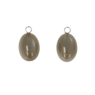 Varivello Pendants | Grey Moonstone | 16 x 13 mm