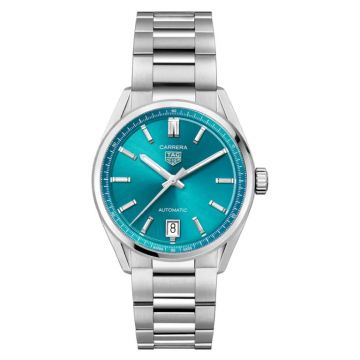 TAG Heuer Carrera Date Steel/Turquoise | 36mm