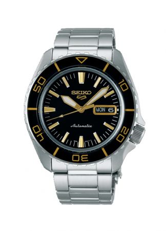 Seiko 5 Sports Black/Steel  SRPK99K1| 42.5mm