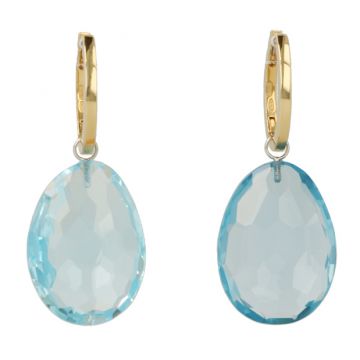 Varivello Set | Yellow Gold | Sky Blue Topaz