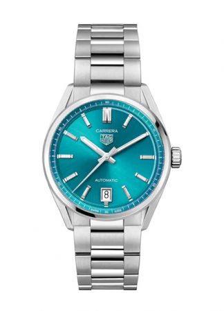 TAG Heuer Carrera Date Steel/Turquoise | 36mm