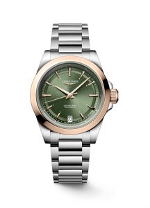 Longines Conquest Green 18k Pink gold Cap | 34mm L3.430.5.02.6 