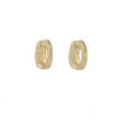 Varivello Fine Line | Yellow Gold Earrings | Half Bold