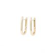 Dot | Yellow Gold Earrings | 18 x 9 mm