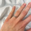 W | Diamond Alliance Ring White Gold | 0.15ct