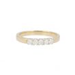 W | Diamond Alliance Ring Yellow Gold | 5 x 0.05ct