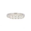 W | Diamond Alliance Ring White Gold | 5 x 0.15ct