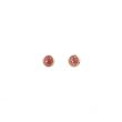 Sundrops | Earstuds Pink Gold | Tourmaline Ø4mm