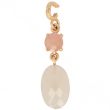 BRON | Catch Pendant | Sapphire & Moonstone | Pink gold