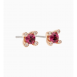 BRON | Phlox Earrings | Diamonds - Rhodolite