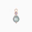 BRON | Confetti Pendant | Sapphire - Akoya pearl