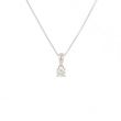 W | Diamond Pendant White Gold | 0.30ct