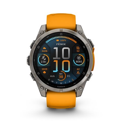 Garmin Fēnix Titanium/Orange | 47mm
010-02904-11