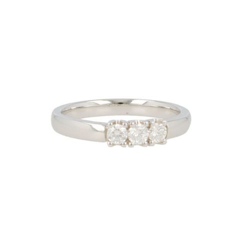 W | Diamond Alliance Ring White Gold | 3 x 0.10ct