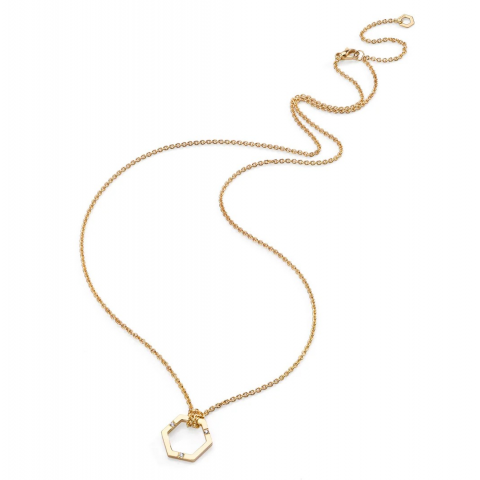 Burato Gioielli | Amuleto Necklace Yellow Gold | M 0.03ct