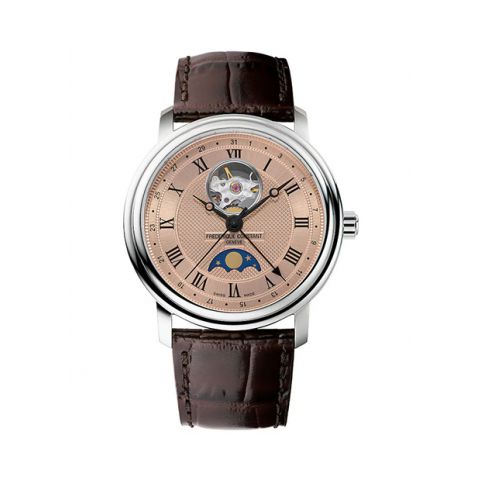 Frederique Constant Classics Heartbeat Moonfase Coral | 40mm
FC-335MCSALB4P26