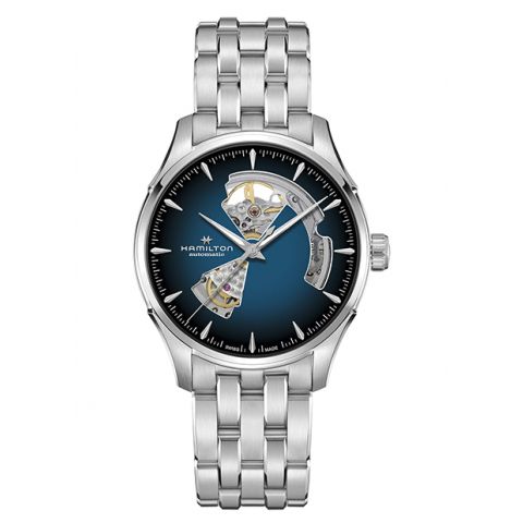 Hamilton Jazzmaster open heart  blue steel | 40mm
H32675140