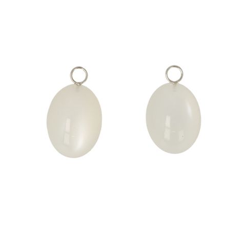 Varivello Pendants | White Moonstone | 16 x 13 mm